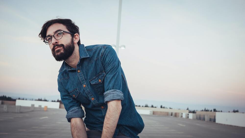 Man With Background